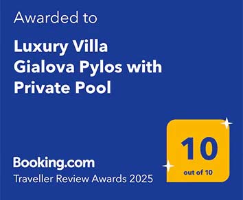 Award Luxury Villa Gialova Pylos